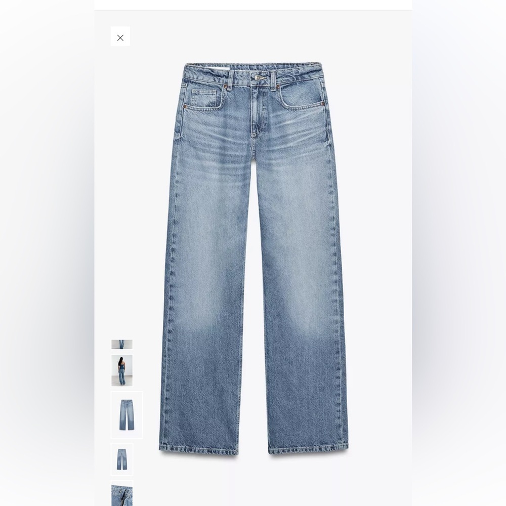 Zara Light Blue Relaxed Men's Jeans